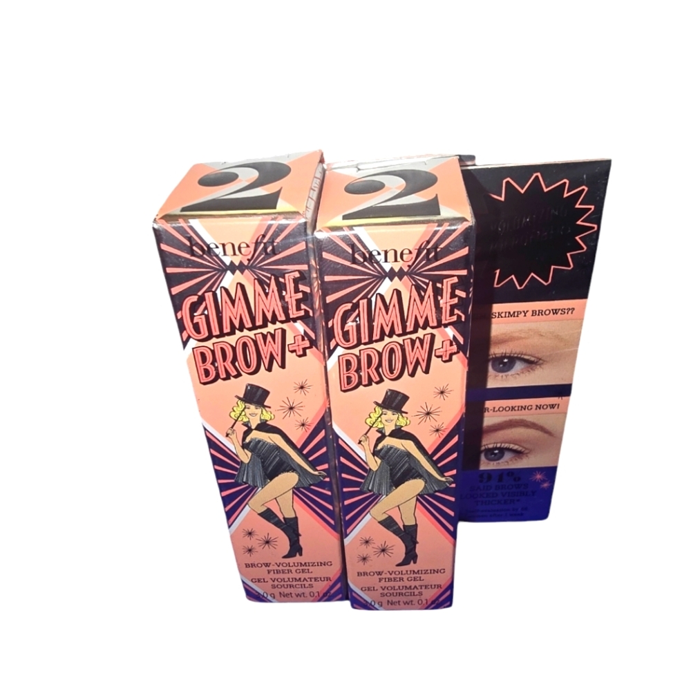 Benefit Gimme Brow Volumizing Gel, Shade 2 Warm Golden Blonde, Full Size X 2